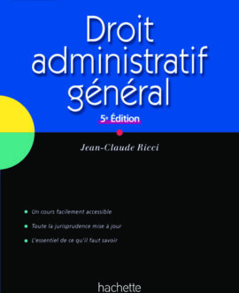 Droit administratif général 5e édition