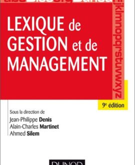 Lexique de gestion et de management, 9ème édition