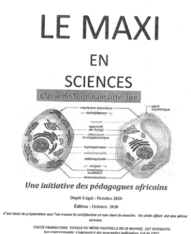 Le Maxi en sciences : Classe de terminale littéraire