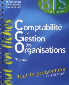 Comptabilité et gestion des organisations, 7ème édition