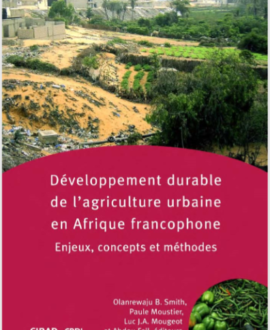 Développement durable de l'agriculture urbaine en Afrique francophone : Enjeux, concepts et méthodes