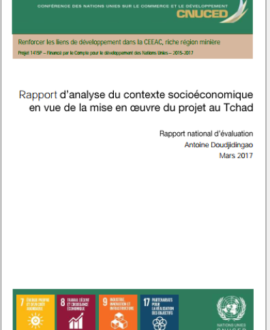 Renforcer les liens de développement dans la CEEAC, riche région minière : Rapport d'analyse du contexte socioéconomique en vue de la mise en œuvre du projet au Tchad