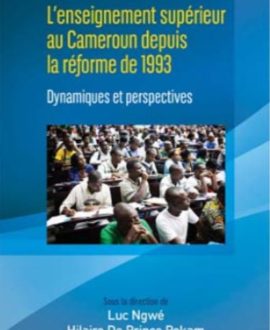 L'enseignement supérieur au Cameroun depuis la réforme de 1993 : Dynamiques et perspectives