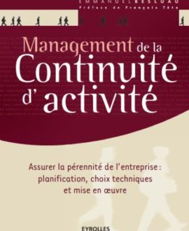Management de la continuité d'activité : Assurer la pérennité de l'entreprise (Planification, choix techniques et mise en œuvre)